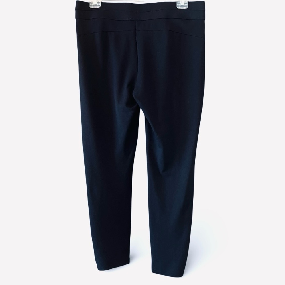 Maurice’s Black Skinny Ankle Pull On Pants Leggings Zipper‎ Detailing Sz M Short - Picture 2 of 14